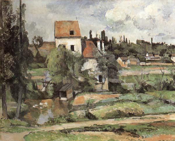 Paul Cezanne Le Moulin sur la Couleuvre a Pontoise oil painting image